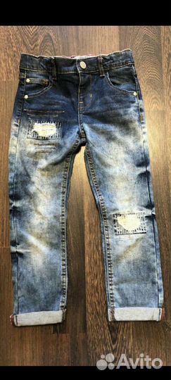 Джинсы и джинсовка Mothercare р104