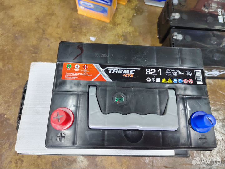 Аккумулятор Xtreme EFB 82 Ач прям 770 А