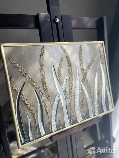 Интерьерная картина 30х40см в зеркальной технике