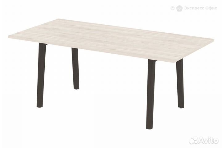 Стол для переговоров на деревянных опорах Onix woo