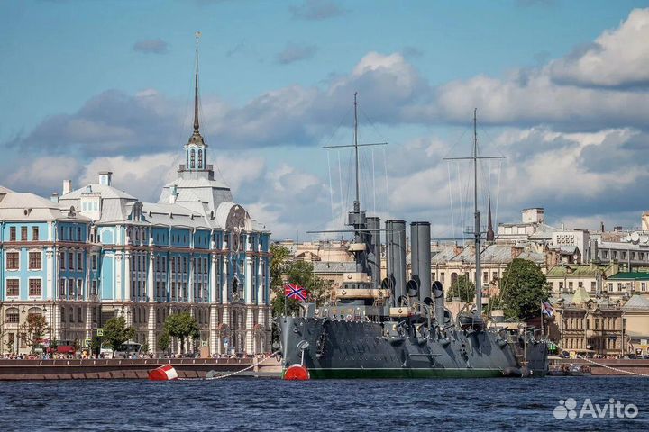 Дневная экскурсия на теплоходе с Финским заливом