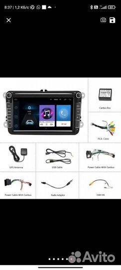 Android для VW 2GB 32GB 4core 2USB