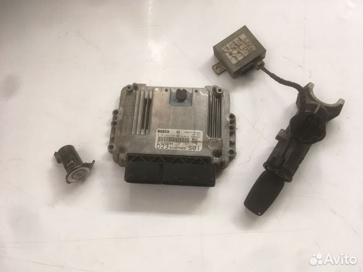 Эбу двс Фиат Дукато 244 (комплект) 0281014839