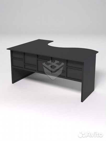 Стол эргономичный офисный сэ-12 (правосторонний) &