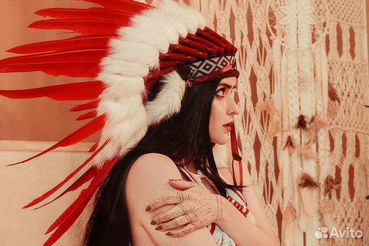 Индейский головной убор. Роуч