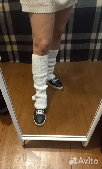 Гетры шерстяные самовязка