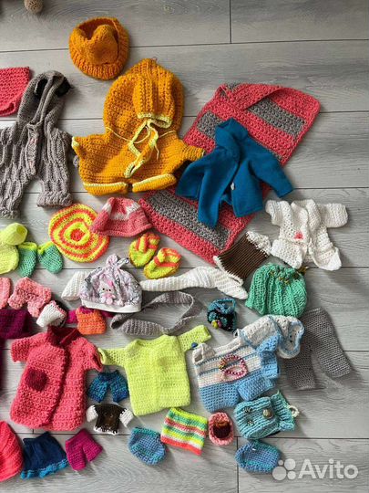 Вязаные вещи на куклу