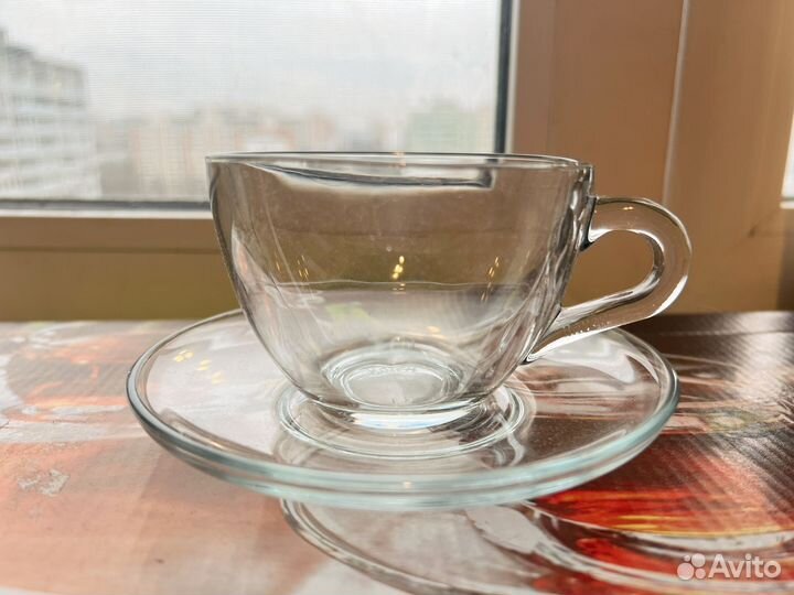 Набор чайный, чашка с блюдцем