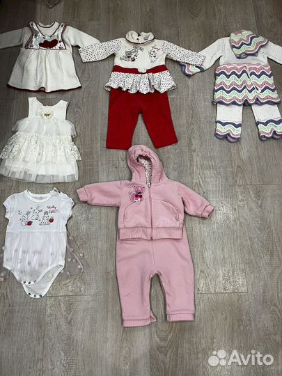 Пакет детских нарядных вещей на девочку