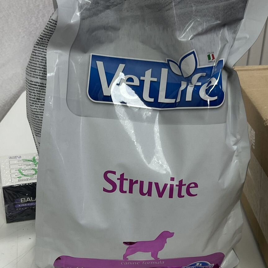 Сухой корм для собак vet life struvite 2 кг