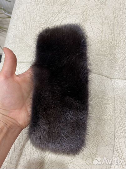 Повязка на голову норковая