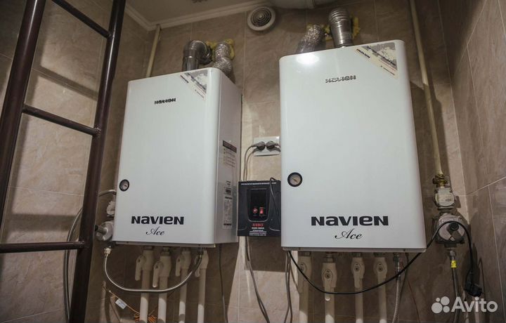 Дымоход для котла Navien / Навьен из нержавейки