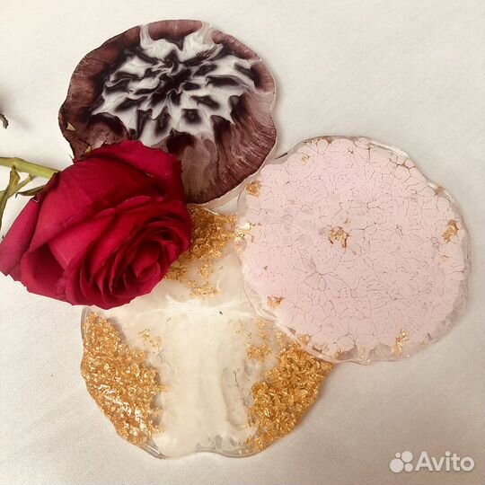 Подстаканники из эпоксидной смолы