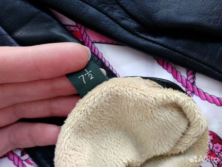 Перчатки кожаные р-р 7 - 7,5