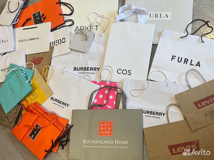 Брендовые пакеты оригинал