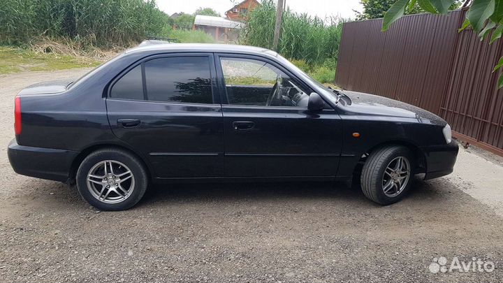 Hyundai Accent 1.4 МТ, 2006, 155 045 км