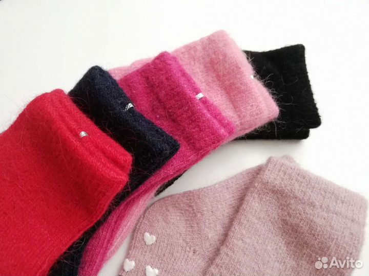 Новые теплые детские носки из ангоры