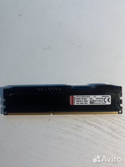 Оперативная память Hyperx ddr3 8gb 1600MHZ