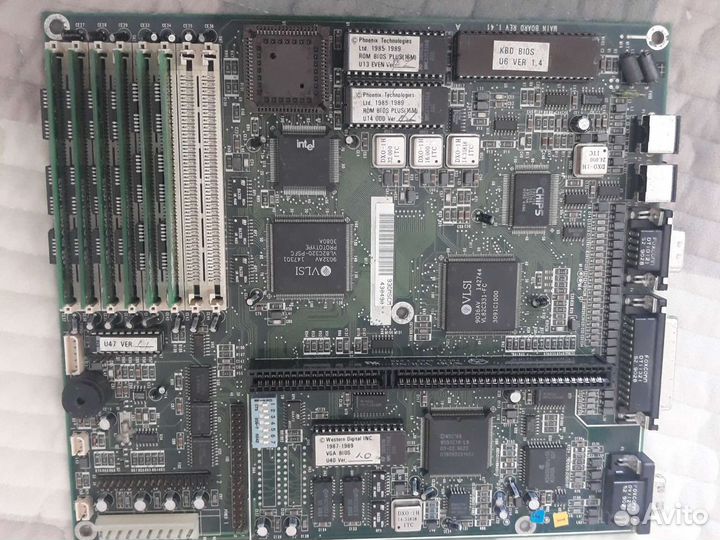 Материнская плата на процессоре intel ng80386sx-16