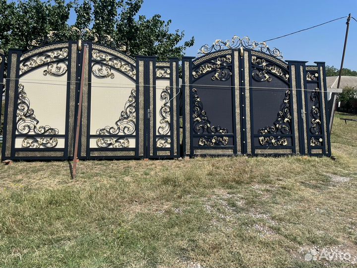 Ворота кованые