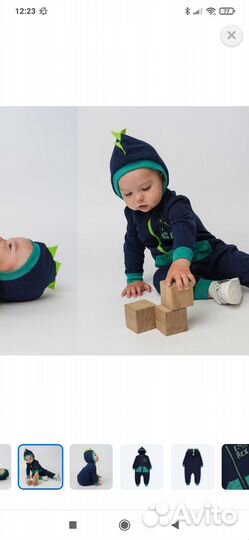 Комбинезон для мальчика флисовый 86 размер