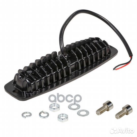 Фара светодиод.прямоугольн. врезная 6 LED