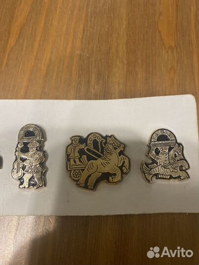 Значки, набор Павловские замки в наборе 6 шт