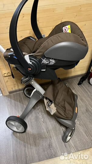 Коляска Stokke xplory 3 в 1 бежевая