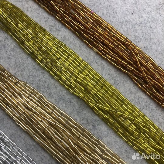 Чешский стеклярус винтажный