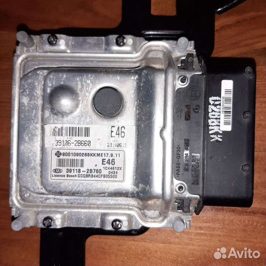 Блок управления двигателем эбу мозги на Kia Rio 3