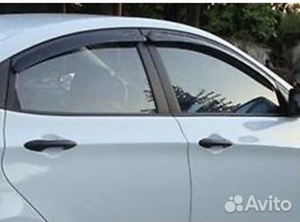 Дефлекторы на hyundai solaris 1 поколеня