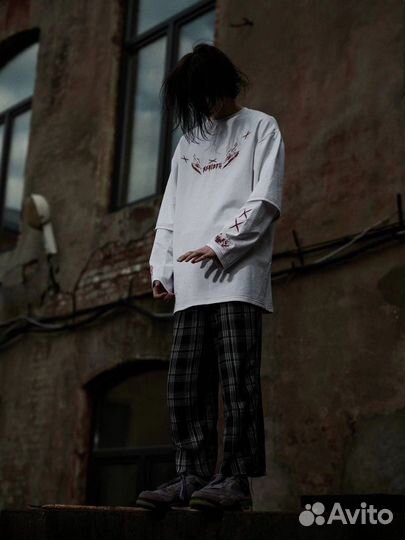 Лонгслив blood your mother by ssatoru