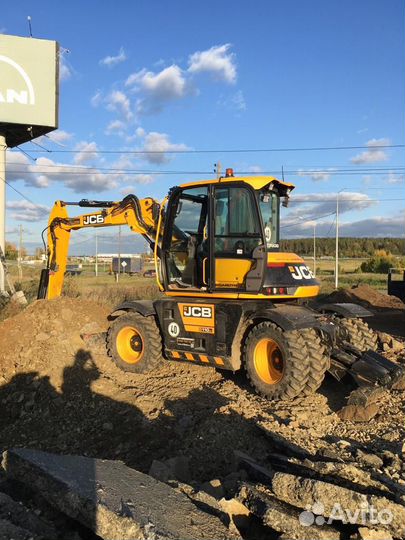 Аренда экскаватора JCB Hydradig HD 110w