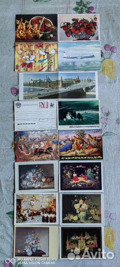 Открытки СССР разной тематики