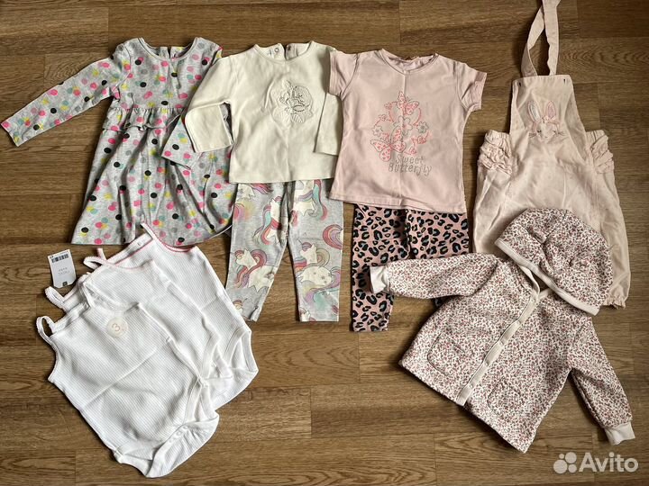 Одежда для девочки 9-12 мес