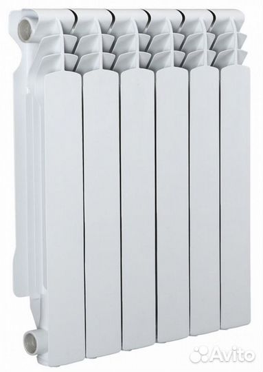 Радиатор алюминиевый azario AL500/100 6 секций, б