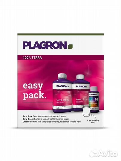 Удобрение. Набор plagron Easy Pack 100% Terra