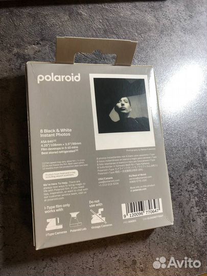 Кассета Polaroid i-Type B&W (чб)