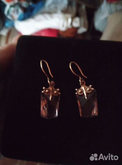 Серьги серебро 875 пр СССР Совы