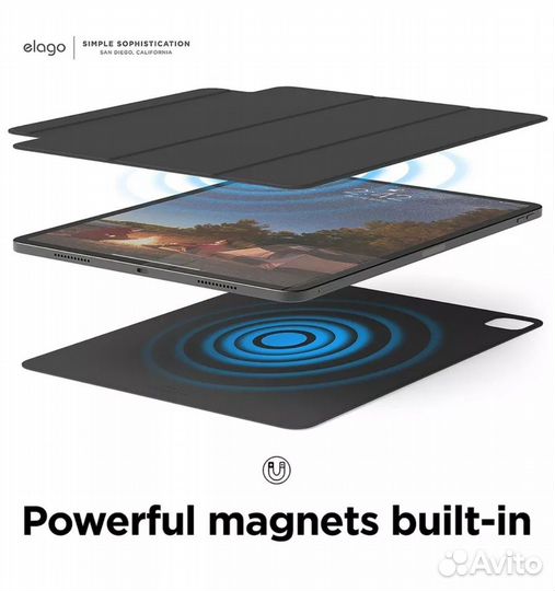 Защитный чехол Elago Magnetic folio для iPad 12.9