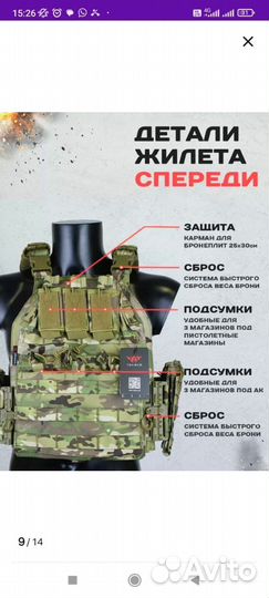 Бронежилет новый и новая каска отдаю всё вместе