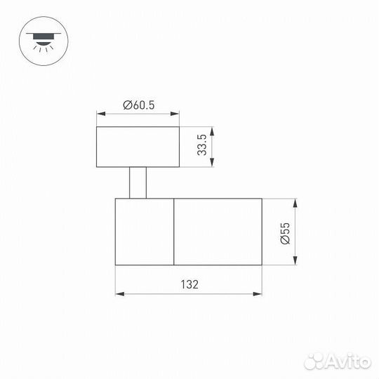 Спот Arlight SP-artemis-surface-flap-R55-12W 051787