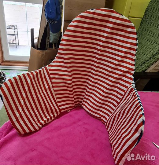 Мягкая вкладка в стул для кормления Икеа