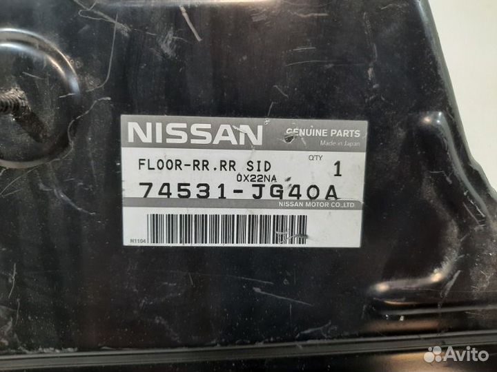 Усилитель пола багажника задний левый Nissan