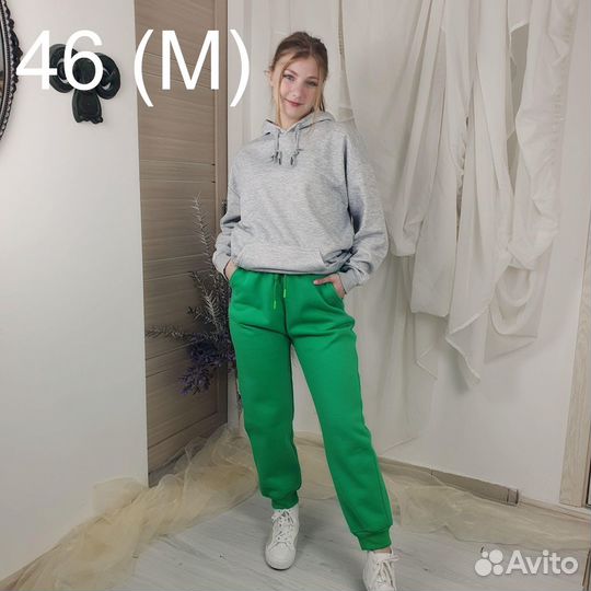 Джоггеры с флисом 7986