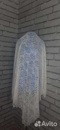 Паутинка пуховая, Оренбургская, козий пух, шаль