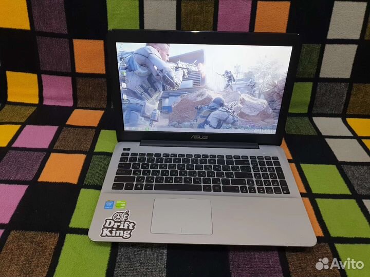 Ноутбук asus X555LN озу 6Гб HDD 500гб