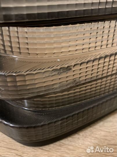 Задние фонари hella black w124