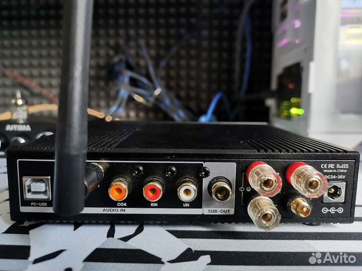 Усилитель: aiyima D03, Bluetooth,aptx-HD,цап192 кГ