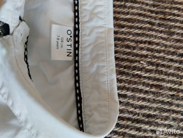 Рубашка ostin 7-8л